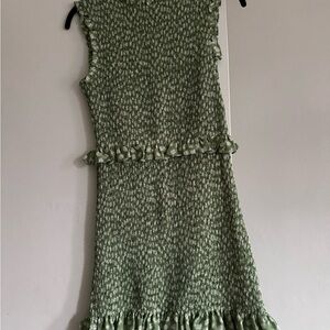 Likely Green Textured Dress
